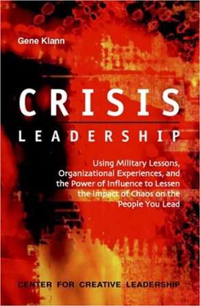 Cover of Crisis Leadership by Gene Klann